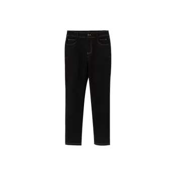 YUMOMO STAR Jeans Women's Simple Black