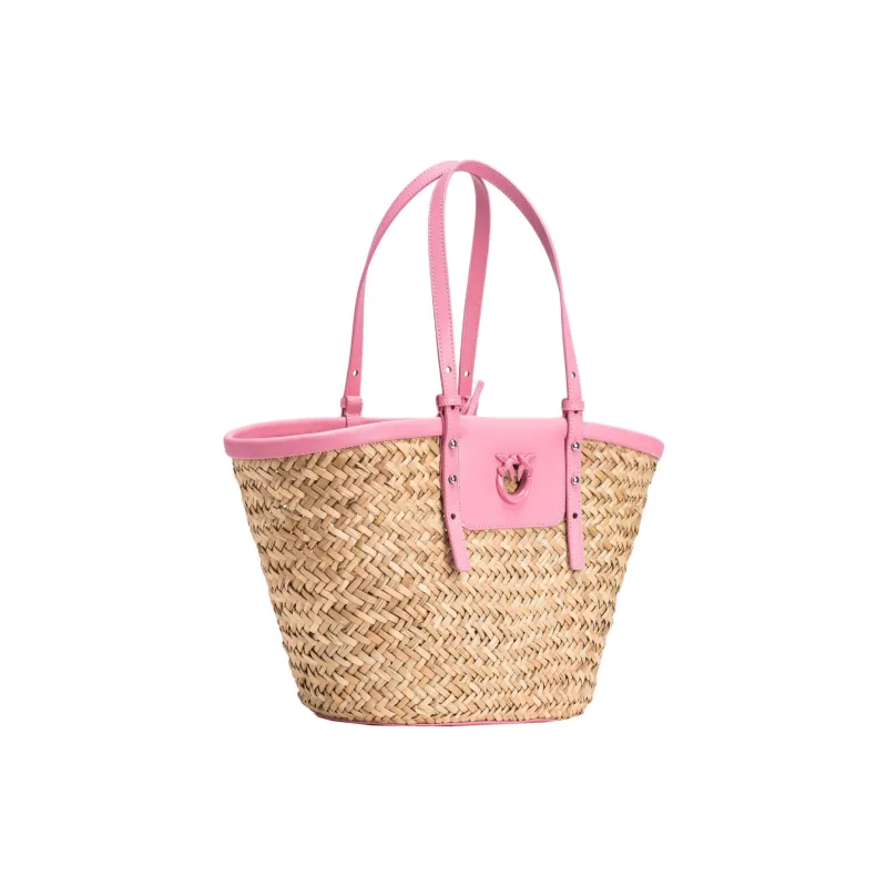 PINKO Large Love Summer Beach Bag-1