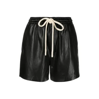 NANUSHKA Maurine Drawstring-waistband Shorts