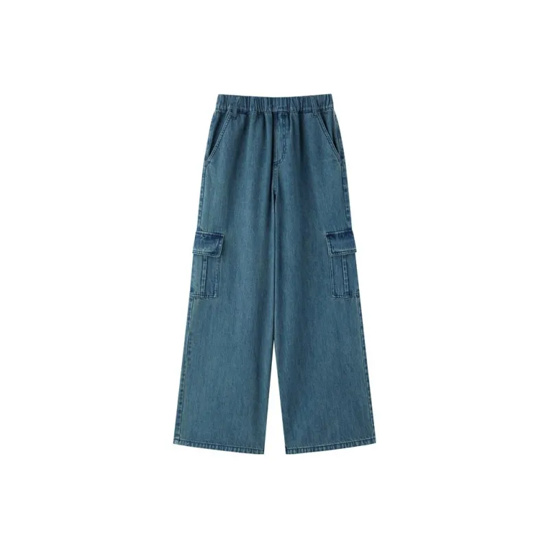Luqingyi Jeans Women's Dark Blue-0