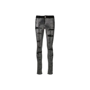PHILIPP PLEIN Crystal embellished Skinny Jeans