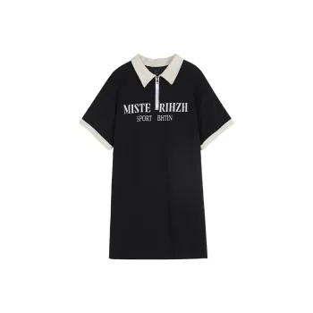 Gui'er Short-Sleeved Dresses Women's Black