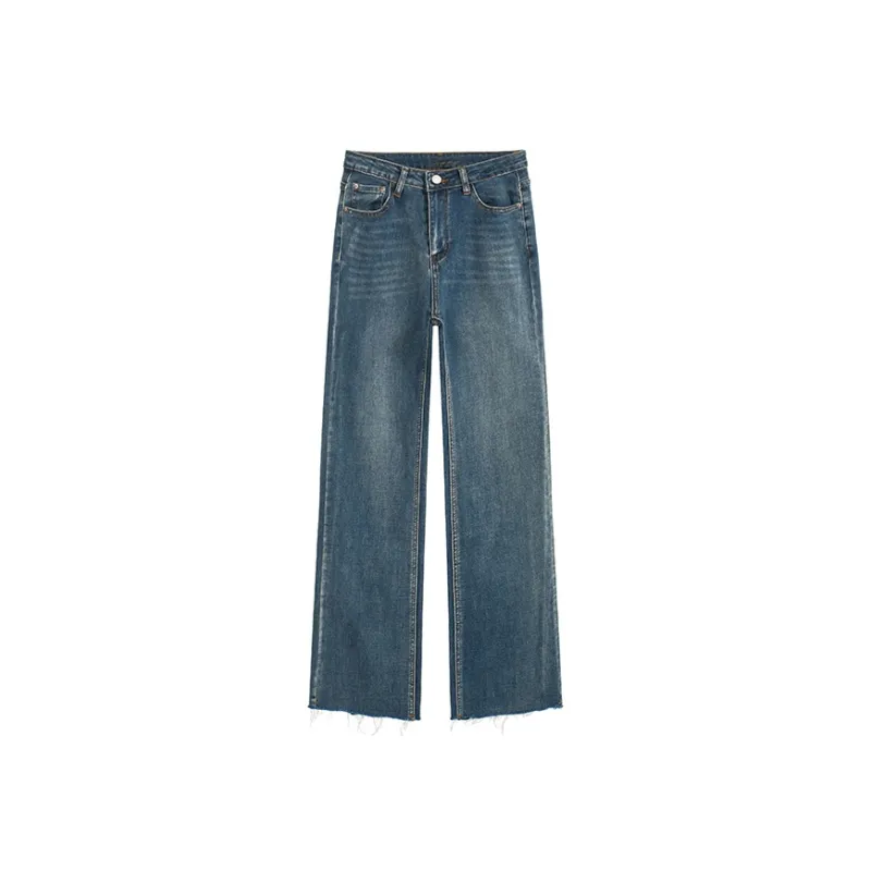 ABBY GODDESS Spring And Summer Jeans Women's Blue-0