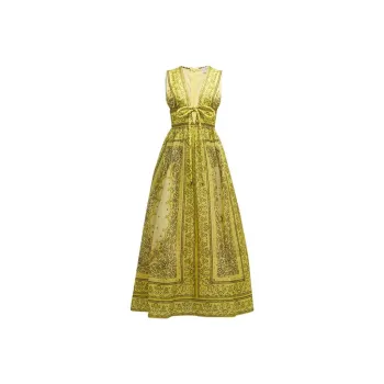 Zimmermann Bandana print Linen blend Dress
