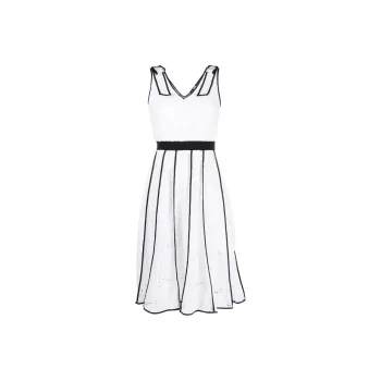 KARL LAGERFELD Sleeveless Dress Women's White