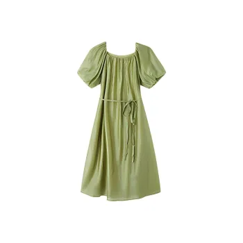 MT Short-Sleeved Dresses Women's Fruit Green