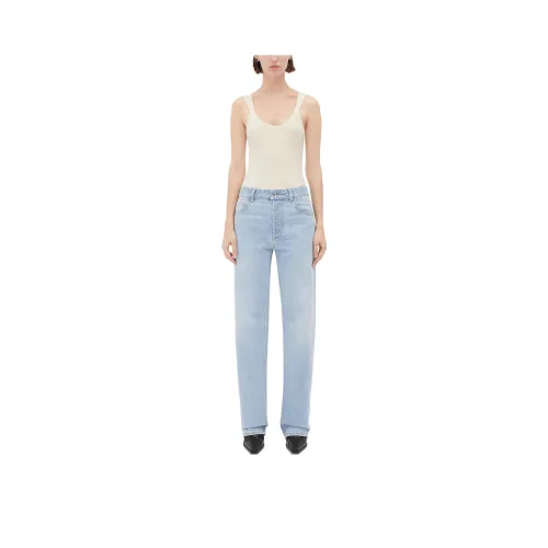 Bottega Veneta Mid Waisted Straight Leg Jeans