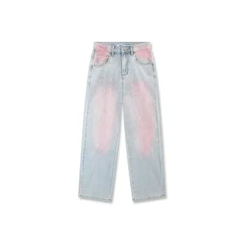 SAKUN Jeans Women's Rouge Pink