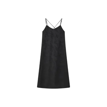THE SEA LIFE Slip Dress Women's Black Mage