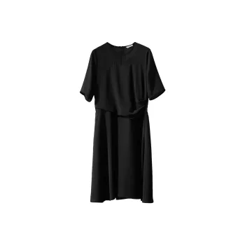AMII Short-Sleeved Dresses Women's Black