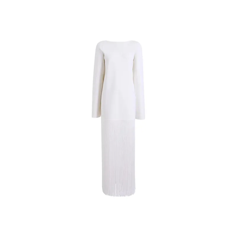 KHAITE Paley V Back Maxi Dress-0