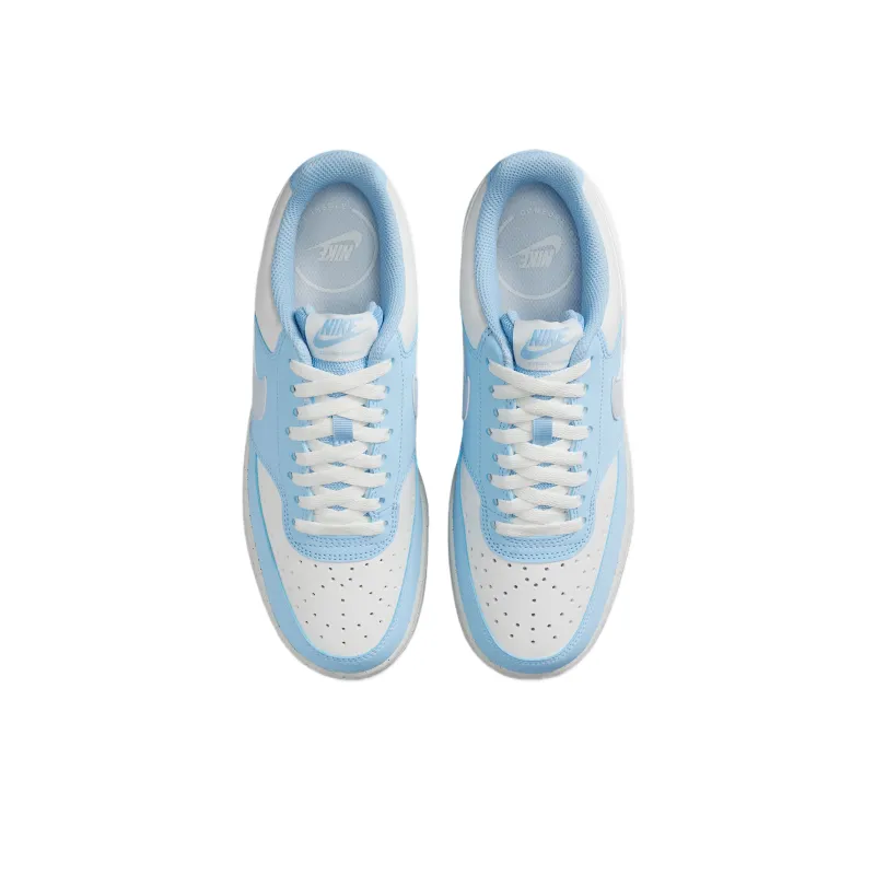 Nike Court Vision Low Top Casual Shoes Women's Blue-3