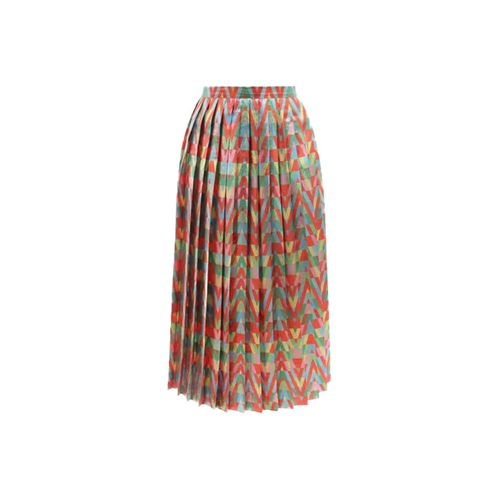 Valentino Casual Long Skirt Women's Red-0