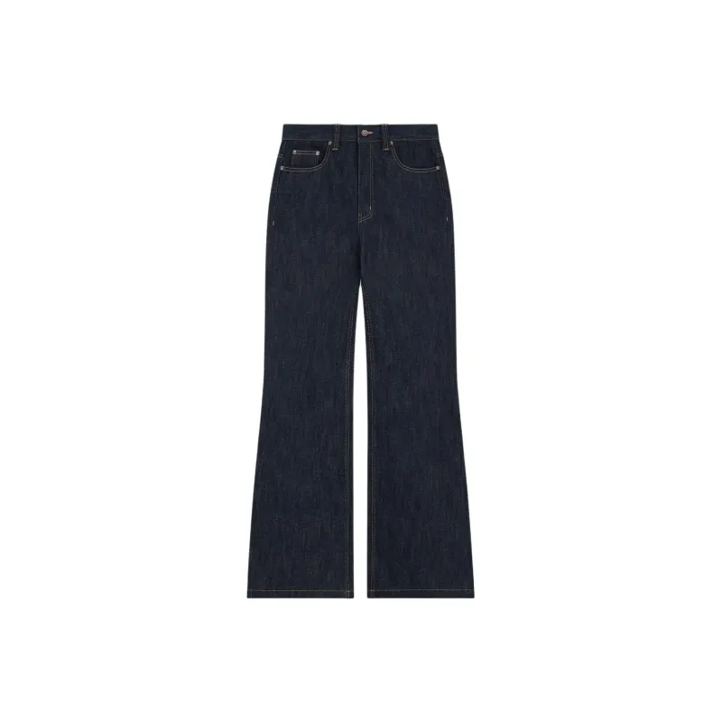 WE11DONE SS24 Jeans Women's Navy-0
