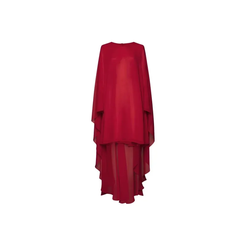 Talbot Runhof Long-Sleeved Dresses Women's Red-0