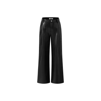 CLIMAX VISION Leather Pants Women's Black