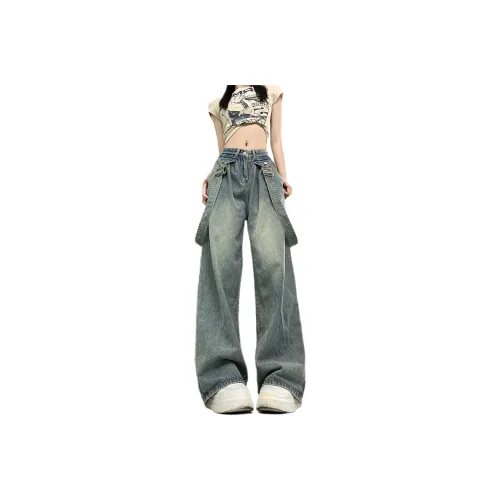 EOEI SS24 Jeans Women's Vintage Blue