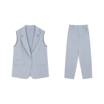 Mo Han Yi Mei Business Suit Women's Sky Blue