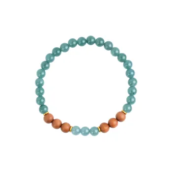 Clear Snow Ice Glutinous Bracelets Unisex