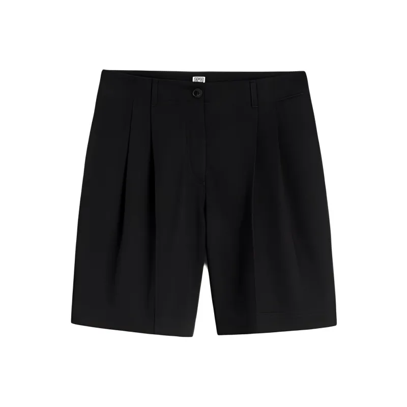 TOTEME Knee length Twill Shorts-0