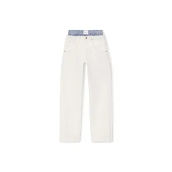 Alexander Wang High Waisted Straight Leg Jeans