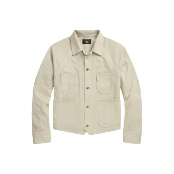 DOUBLE RL SS25 Jackets & Coats Men's Beige Yellow