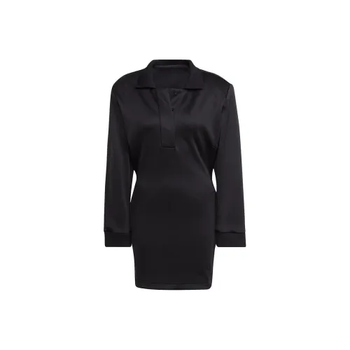 Adidas Originals Long Sleeved Dresses Women's Black
