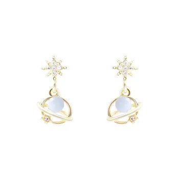 Universe Search Alloy Earrings Women's
