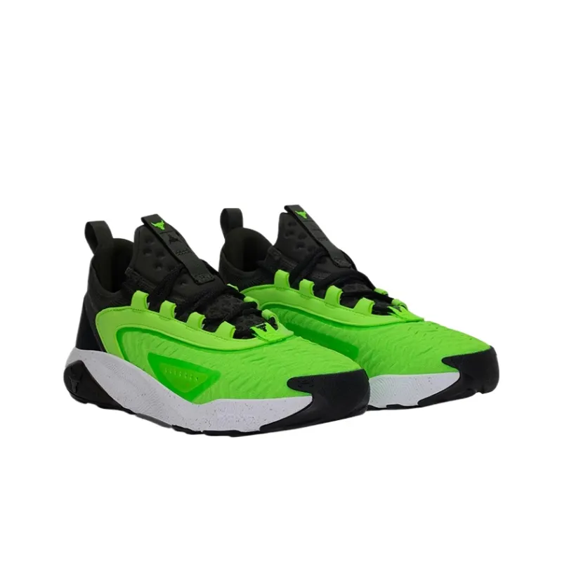Under Armour Project Rock 7 Low Top Training Shoes Men's Green-3