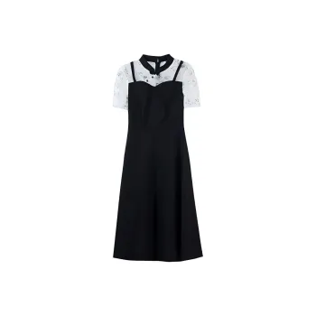 ETSE Short Sleeved Dresses Women's Black