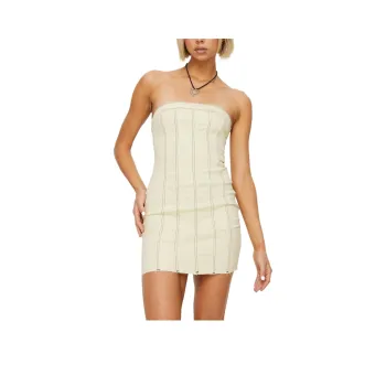PRINCESS POLLY HOUSER MINI DRESS Sleeveless Dress Women's ECRU/Natural