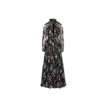 Giambattista Vall Botanical Draped Dress