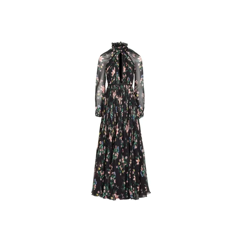 Giambattista Vall Botanical Draped Dress-0