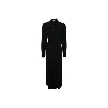 Paco Rabanne Ruched Straight Hem Wrap Dress