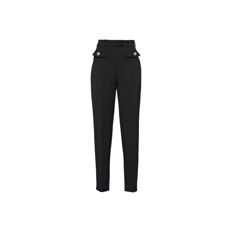 PRADA Wool Sateen Trousers-0