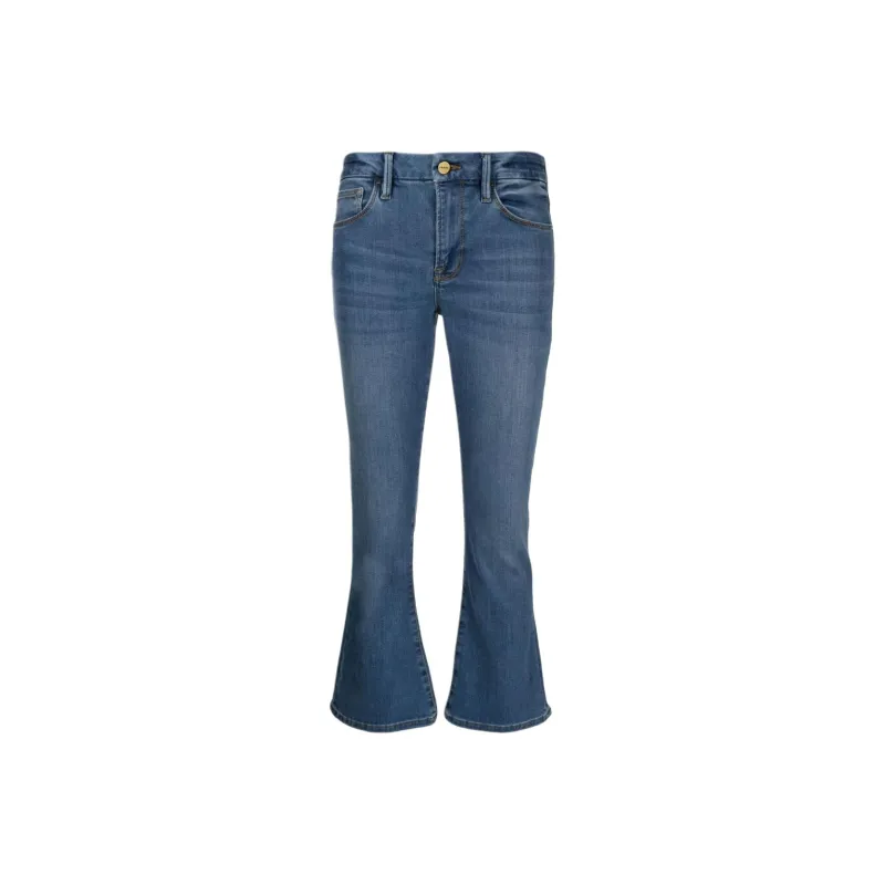 FRAME Low rise Flared Jeans-0