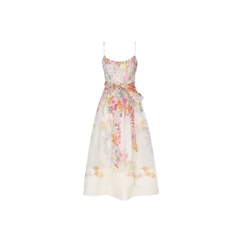 Zimmermann Natura Corset Midi Dress