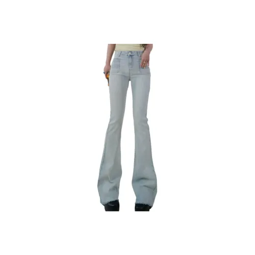 Seven Up And Nine Down Jeans Women's Light Blue