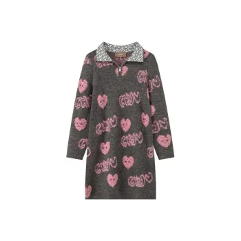 CHUU Long Sleeved Dresses Women's Gray