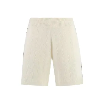 Golden Goose Side Striped Terry Shorts
