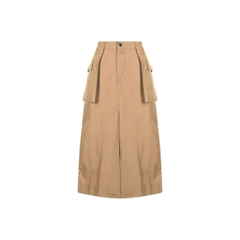 GANNI Casual Long Skirts Women's Brown