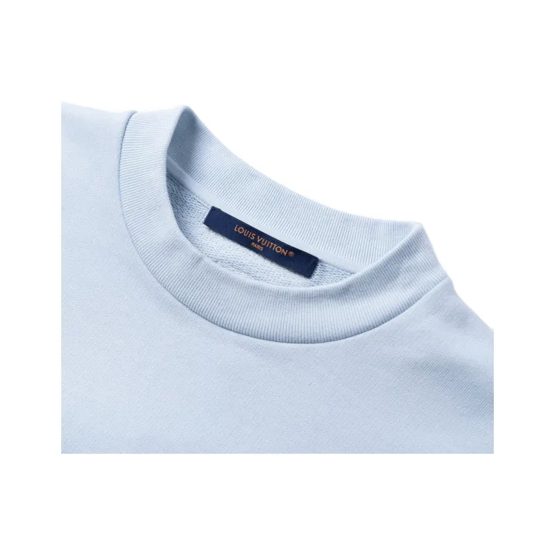 LOUIS VUITTON SS25 Sweatshirt Men's Light Blue-5