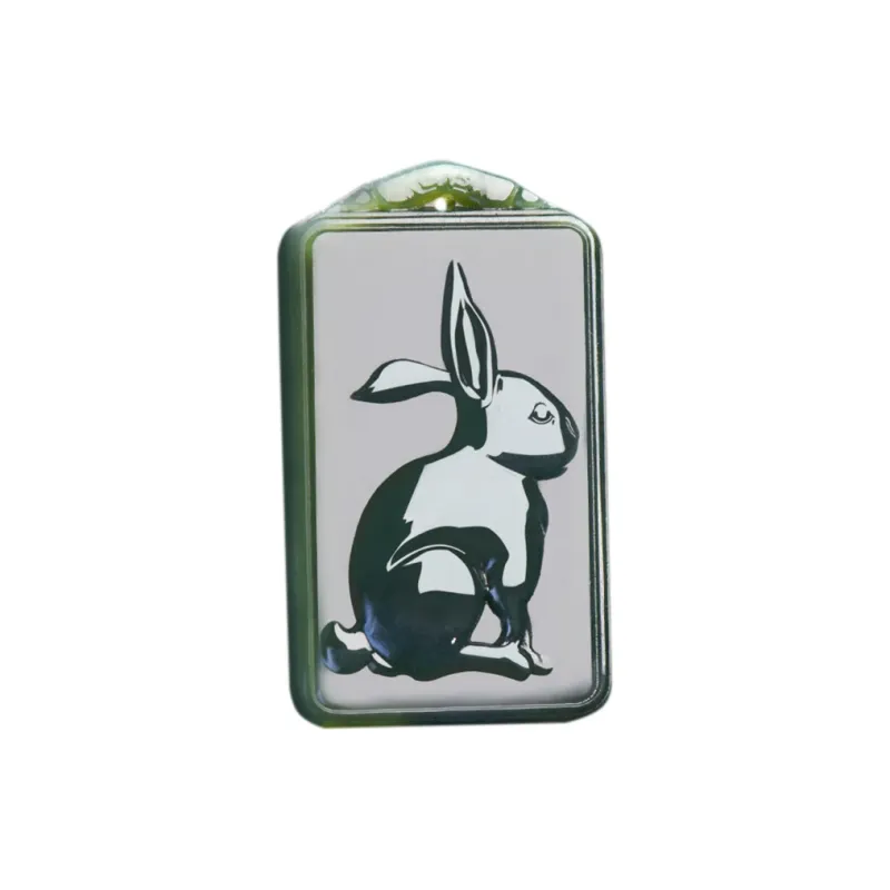 KUNYUYAO Hetian Jade Pendants Green Jade Unisex-15