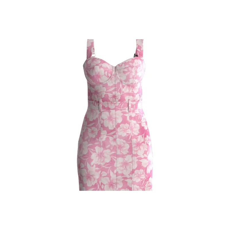 GUESS Slip Dresses Women's Pink-0
