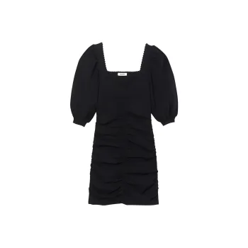 Sandro Short Sleeved Dresses Women's Black