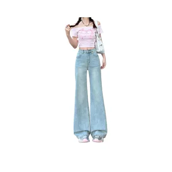 Wen Shan Jeans Women's Light Blue