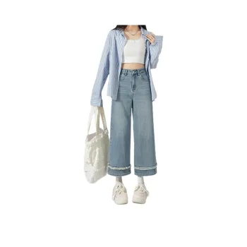 Mu Xiao Xin Jeans Women's Light Blue