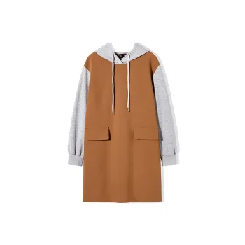 LA CRAWFISH Long Sleeved Dresses Women's Caramel
