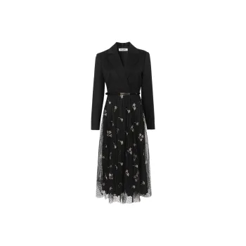 MISSSHINE Long Sleeved Dresses Women's Black