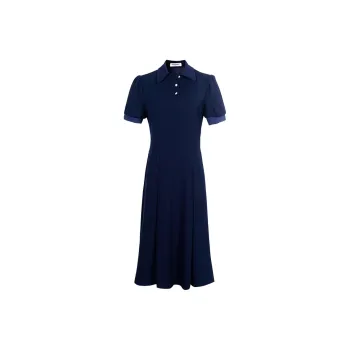 MISSSHINE Short Sleeved Dresses Women's Navy Blue